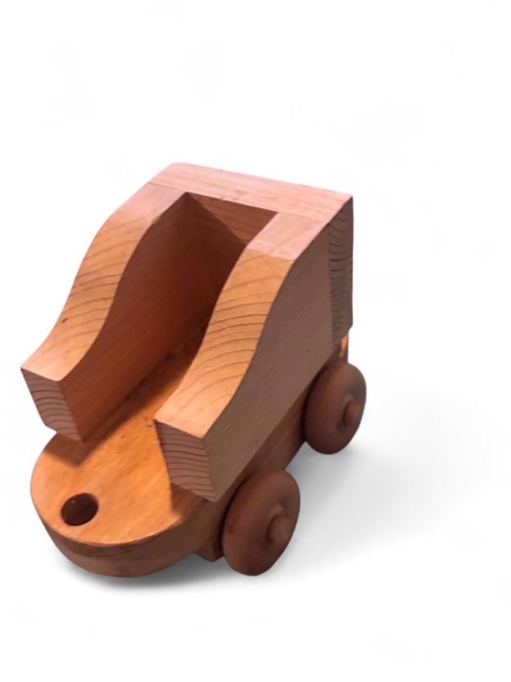 Handmade wooden train set with 4 pieces. #wooden #handmade - Picture 5 of 7